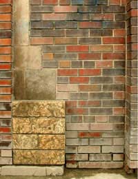Exterior Finish Brick Stone Wood